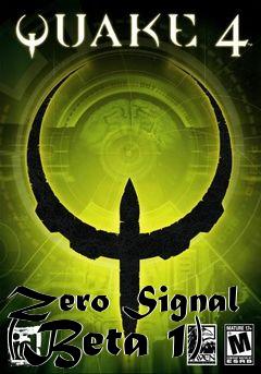 Box art for Zero Signal (Beta 1)