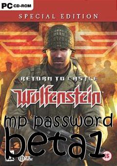 Box art for mp password beta1