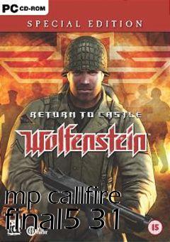 Box art for mp callfire final5 31