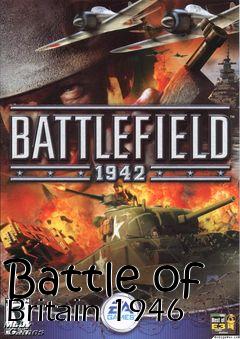 Box art for Battle of Britain 1946