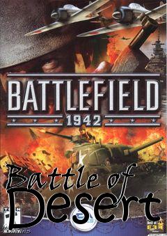 Box art for Battle of Desert