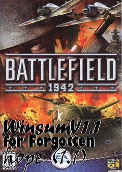 Box art for WinsumV1.1 for Forgotten hope (1.1)