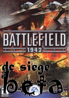 Box art for dc siege beta