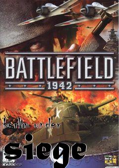 Box art for berlin under siege