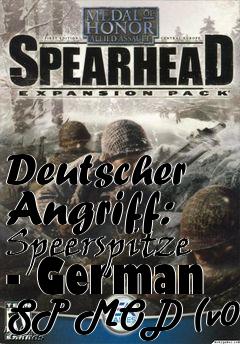 Box art for Deutscher Angriff: Speerspitze - German SP MOD (v0