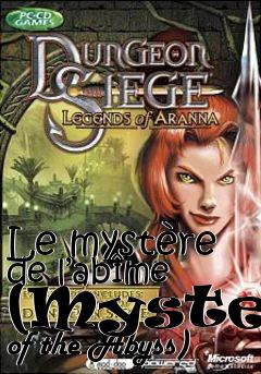 Box art for Le mystère de l’abîme (Mystery of the Abyss)