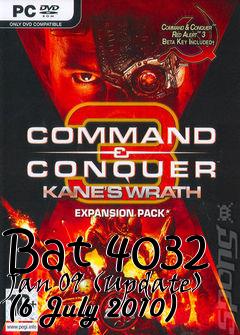 Box art for Bat 4032 Jan 09 (Update) (6 July 2010)