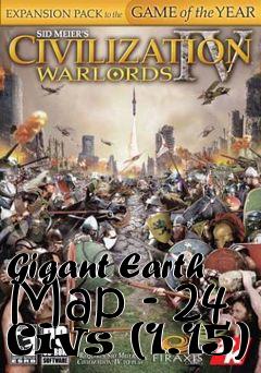 Box art for Gigant Earth Map - 24 Civs (1.15)