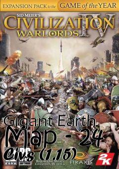 Box art for Gigant Earth Map - 24 Civs (1.15)