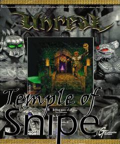 Box art for Temple of Snipe