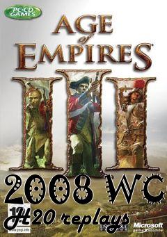 Box art for 2008 WCG H20 replays