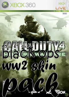 Box art for call of duty black ops ww2 skin pack