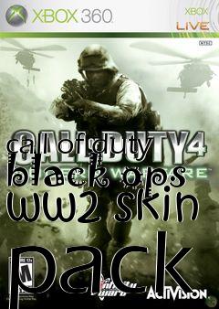 Box art for call of duty black ops ww2 skin pack