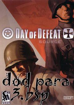 Box art for dod para s 3.bsp