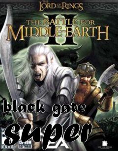 Box art for black gate super