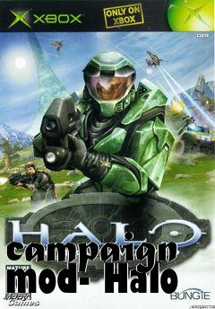 Box art for campaign mod- Halo