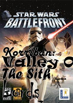 Box art for Korriban: Valley Of The Sith Lords