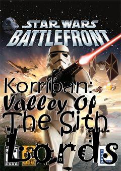 Box art for Korriban: Valley Of The Sith Lords