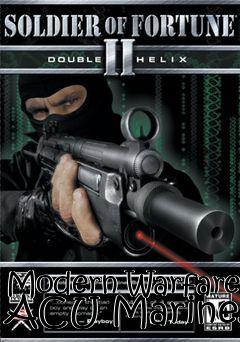 Box art for Modern Warfare ACU Marines