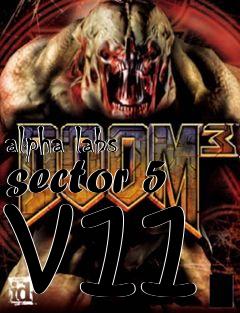 Box art for alpha labs sector 5 v11