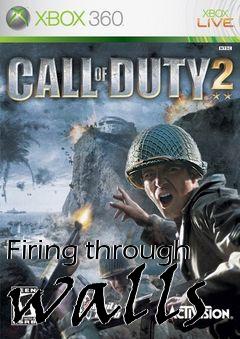 Box art for Firing through walls