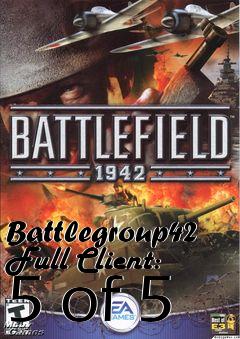 Box art for Battlegroup42 Full Client: 5 of 5