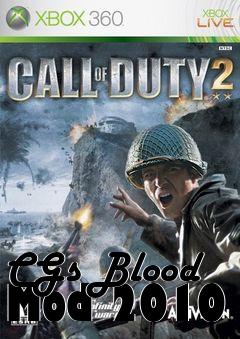 Box art for CGs Blood Mod 2010