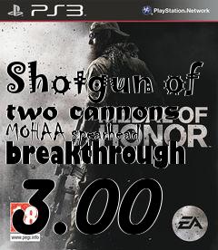 Box art for Shotgun of two cannons MOHAA spearhead breakthrough 3.00