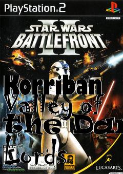 Box art for Korriban Valley of the Dark Lords