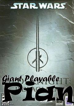 Box art for Giant Playable Piano