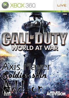 Box art for Axis Player Soldier skin Add-on