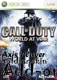 Box art for Axis Player Soldier skin Add-on