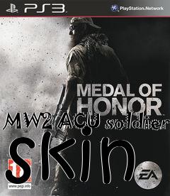Box art for MW2 ACU soldier skin