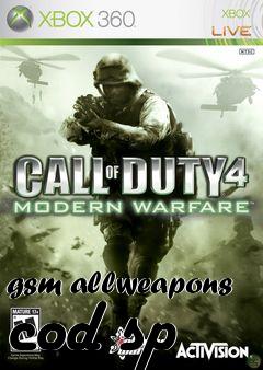 Box art for gsm allweapons cod sp