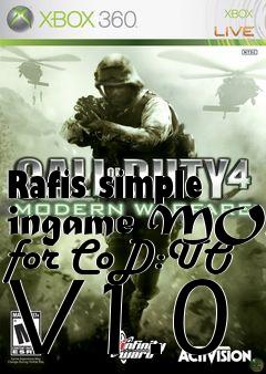 Box art for Rafis simple ingame MOD for CoD:UO V1.0