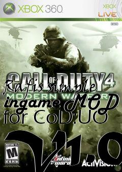 Box art for Rafis simple ingame MOD for CoD:UO V1.0