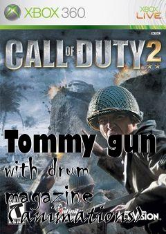Box art for Tommy gun with drum magazine ( animations)