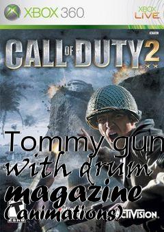 Box art for Tommy gun with drum magazine ( animations)