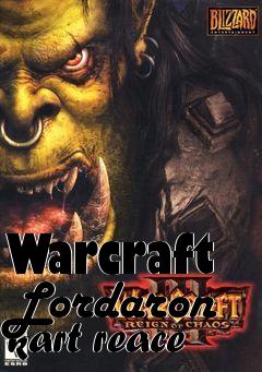 Box art for Warcraft Lordaron kart reace