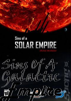 Box art for Sins Of A Galactic Empire