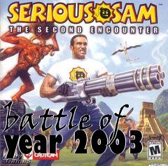 Box art for battle of year 2003