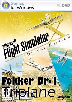 Box art for Fokker Dr-1 Triplane