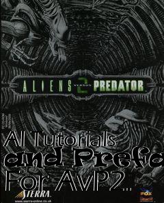 Box art for AI Tutorials and Prefabs For AvP2.