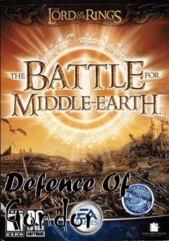 Box art for Defence Of Gondor