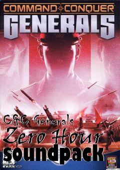 Box art for C&C Generals Zero Hour soundpack