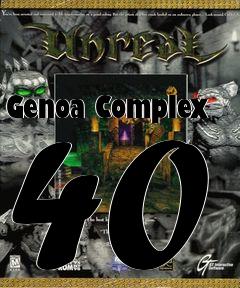 Box art for Genoa Complex 40