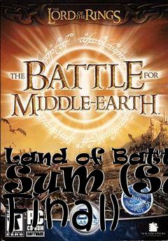 Box art for Land of Battle SuM (SuM Final)
