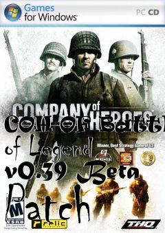 Box art for COH OF Battles of Legend v0.39 Beta Patch