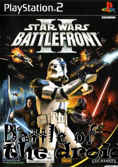 Box art for Battle of the droids