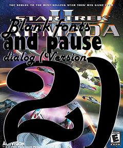 Box art for Blank fonts and pause dialog (Version 2)
